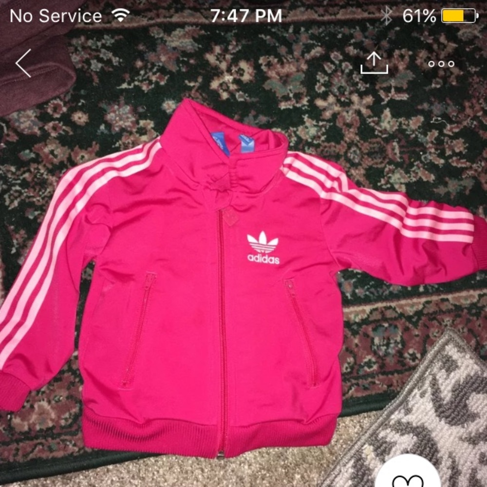adiddas girls jacket